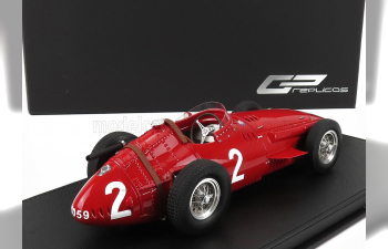 MASERATI F1 250f N 2 Winner French Gp Juan Manuel Fangio 1957 World Champion - Con Vetrina - With Showcase, Red