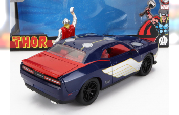 DODGE Challenger Srt8 With Thor Figure 2015, Blue Silver