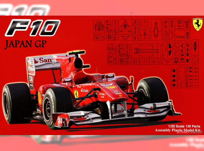 Сборная модель Ferrari F10 2010 Japan Grand Prix