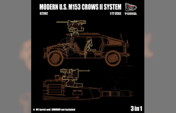 Сборная модель U.S. M153 CROWS II SYSTEM (3 set in 1)