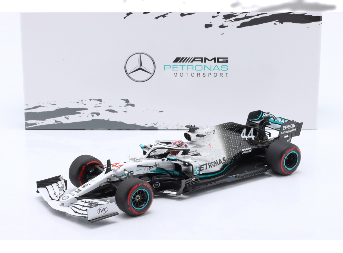 MERCEDES-BENZ GP F1 W10 Eq Power+ Team Amg Petronas Motorsport №44 World Champion German Gp (2019) Lewis Hamilton, White Silver Black