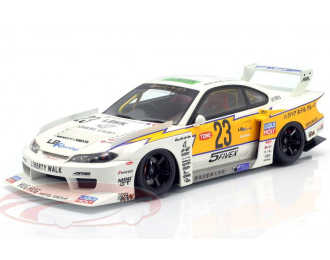 NISSAN S15 Silvia LB Super Silhouette #23 (2021), white / yellow