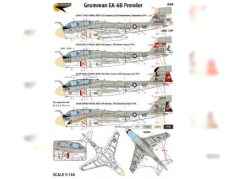 Декаль EA-6B Prowler, 4 Markings USN