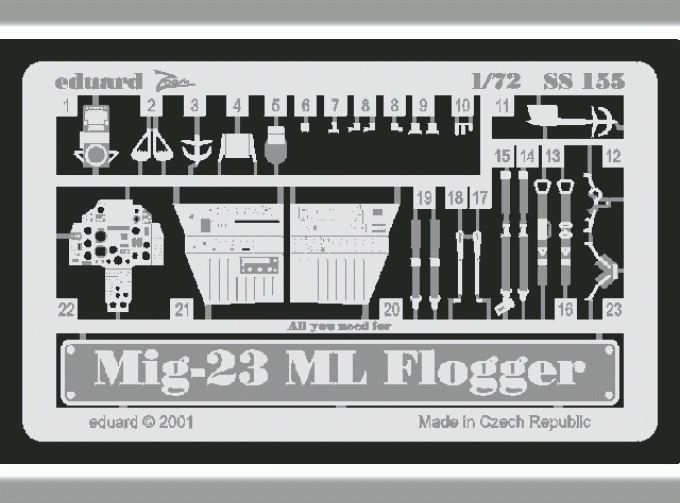 Фототравление для MiG-23ML Flogger