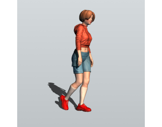 Фигурка Спортсменка 3, окрашенная