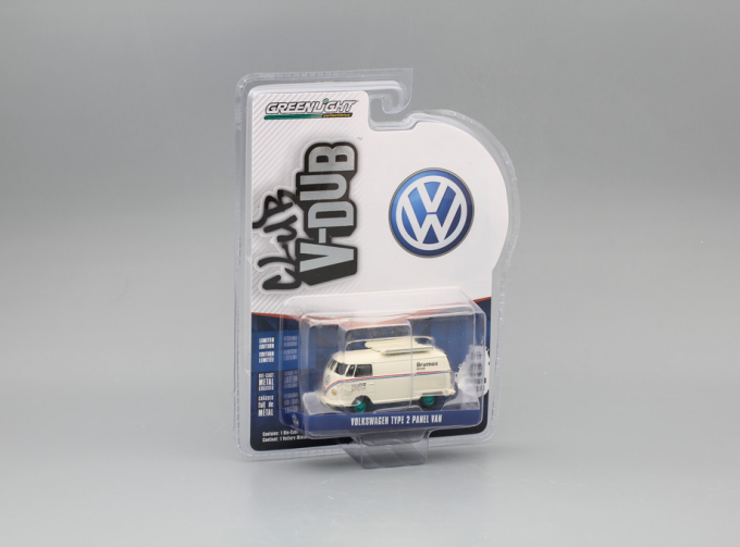 (Greenlight!) Volkswagen Type 2 Panel Van Diecast Model Car Cream