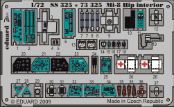 Фототравление для Mi-8 Hip interior S.A. HBS