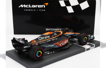 McLAREN F1 Mcl36 Team Mclaren №28 Test Abu Dhabi (2022) Oscar Piastri, Orange Light Blue