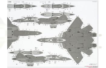 Сборная модель TV SERIES Yf-21 Robot Fast Pack And Fold Booster Airplane Macross Plus