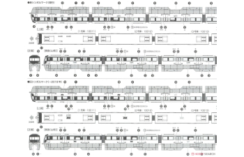Сборная моделm Tokyo Monorail Type 10000 Six Car Formation