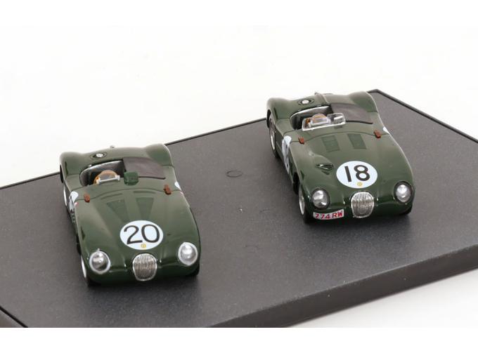Набор из двух моделей JAGUAR C Type Winner 24h Le Mans (1951/1953)