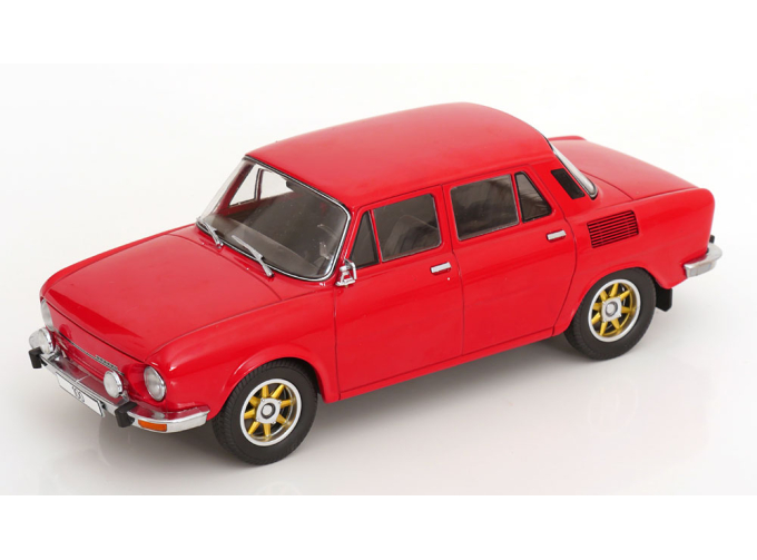 SKODA 100 Custom (1969), red