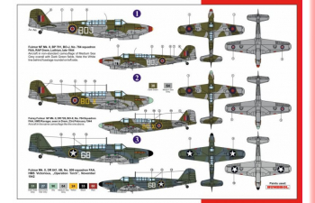 Сборная модель British Naval Fighter Fairey Fulmar NF Mk.II