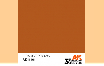 Краска акриловая 3rd Generation Orange Brown 17ml