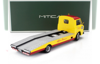 ALFA ROMEO A12 (f12) Carro Attrezzi Seconda Serie (1977) - Tow Truck - Abschleppwagen - DÉpanneuse, Yellow Red