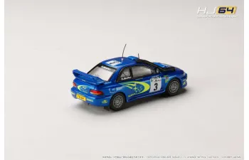 SUBARU Impreza WRC #3 Safari (2000), blue/yellow
