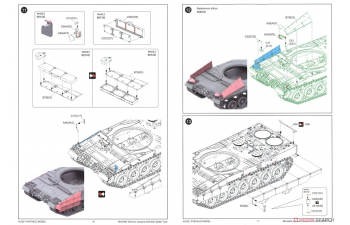 Сборная модель Основной боевой танк Leopard 2A6 с рабочими траками