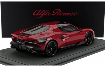 ALFA ROMEO 33 Stradale (2025) - Con Vetrina - With Showcase, Rosso Alfa - Red