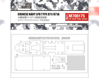 Маска окрасочная Chinese Navy LPD Type 071/071a