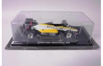 RENAULT F1 Re60 №15 Season (1985) Patrick Tambay - Blister Box, Black Yellow White