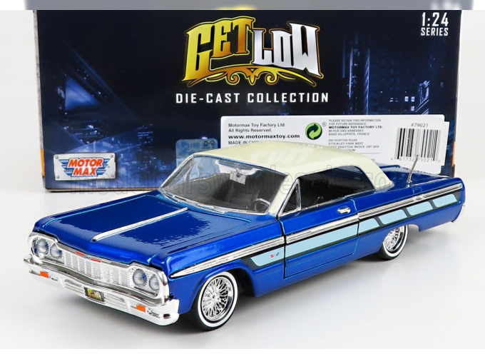 CHEVROLET Impala Lowrider Custom (1964), Blue White