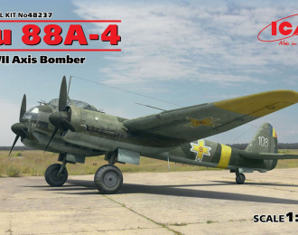 Сборная модель Ju 88A-4 Бомбардировщик стран Оси