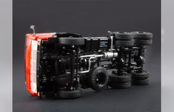 Камский грузовик 54112 с полуприцепом Alka N12CH Sovtransavto, красный / серый