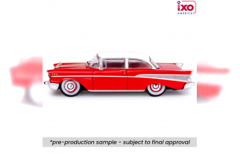 CHEVROLET Bel Air (1957), red/white