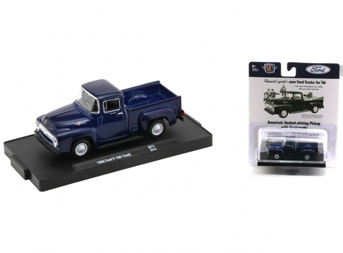 FORD F-100 Pickup Truck Nocturne 1956, Blue Metallic