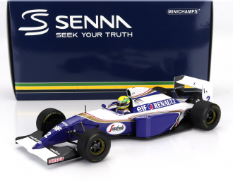 WILLIAMS F1 Fw16 Team Rothmans Renault №2 San Marino Gp Dirty Version (1994) Ayrton Senna, Blue White