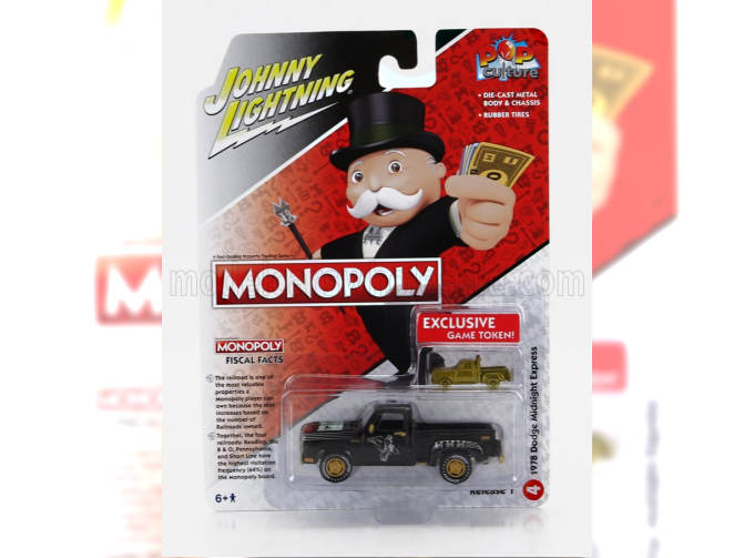 DODGE Midnight Express Pick-up Monopoly (1978), Black