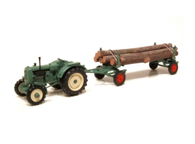 MAN 4S2 Tractor + Trailer Legno (green)