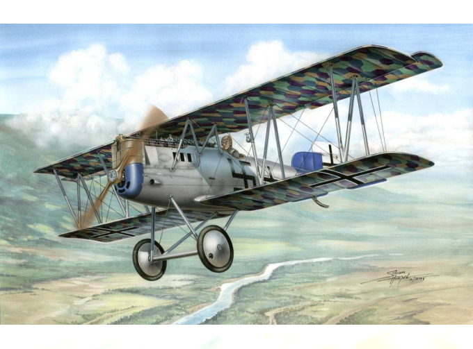 Сборная модель Биплан Pfalz D.XII "Early version"