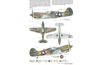 Сборная модель P-40K-1/5 Warhawk 'Short Tail'