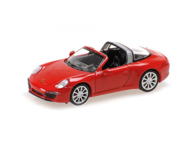 PORSCHE 911 991 Targa Cabriolet Open (2014), Red