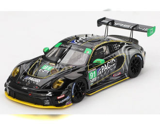 PORSCHE 911 992 Gt3 R Team Kelly-moss With Riley Racing №91 Imsa Gtd Pro Class 24h Daytona (2024) Alan Metni - Jaxon Evans - Kay Van Berlo - Julien Andlauer, Black