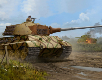 Сборная модель Немецкий тяжелый танк "ТИГР 2 "Pz.Kpfw.VI Sd.Kfz.182 (Henschel)