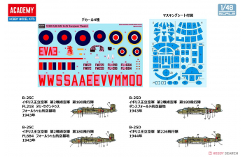 Сборная модель RAF B-25C/D "European Theatre"