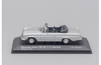 MERCEDES-BENZ 280 SE 3.5 Cabriolet W111 (1970), silver