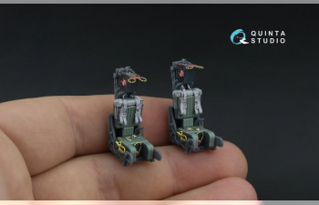 Катапультное кресло GRU-7A early, 2 штуки, для F-14 A (Hasegawa, GWH)