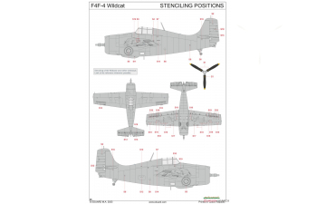 Сборная модель GUADALCANAL DUAL COMBO F4F-4 Wildcat