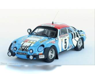 ALPINE A110, East African Safari Rally №5 J-L.Therier, M.Vial (1975)