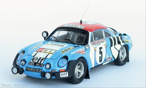ALPINE A110, East African Safari Rally №5 J-L.Therier, M.Vial (1975)