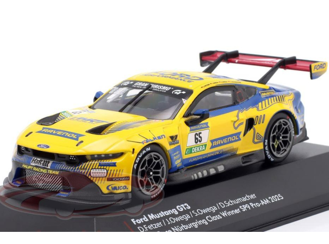 FORD Mustang GT3 №65 24h Nuerburgring Dennis Fetzer, David Schumacher, Salman Owega, Jusuf Owega (2025)