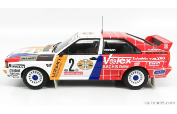 AUDI QUATTRO A2 №2 WINNER RALLY AVD STH HUNSRUCK (1984) D.LUX, white / red