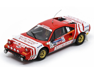 FERRARI 308 GTB Gr.4 (night version) №6 Winner Rally 4 REGIONI Italy (1981) Jean Claude Andruet - Michele Petit Biche