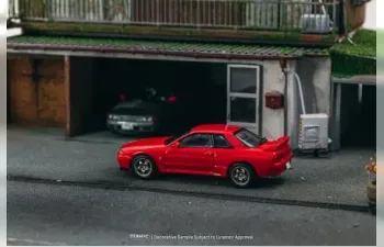 NISSAN Skyline GT-R (R32), red