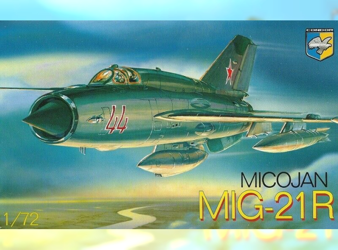 Сборная модель MiG-21 R Soviet reconnaissance fighter