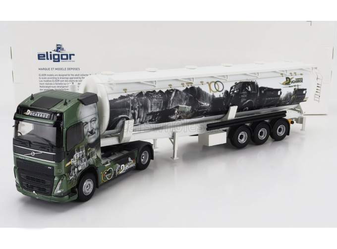 VOLVO Fh4 500 Tanker Truck Ducarroz Transports (2020), Green White