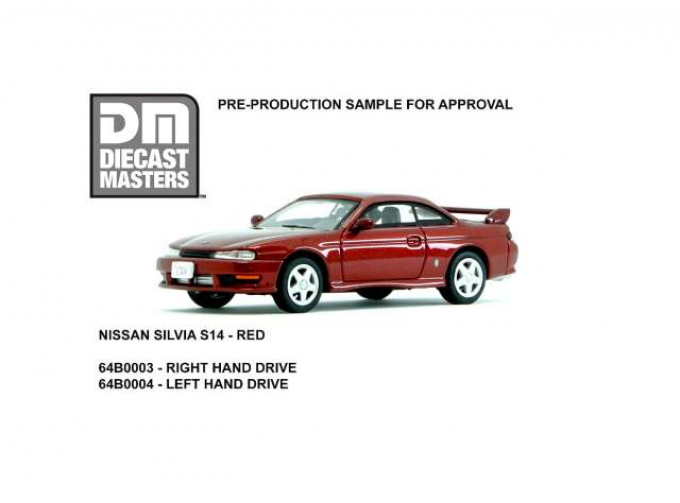 NISSAN Silvia S14 LHD (1994), red